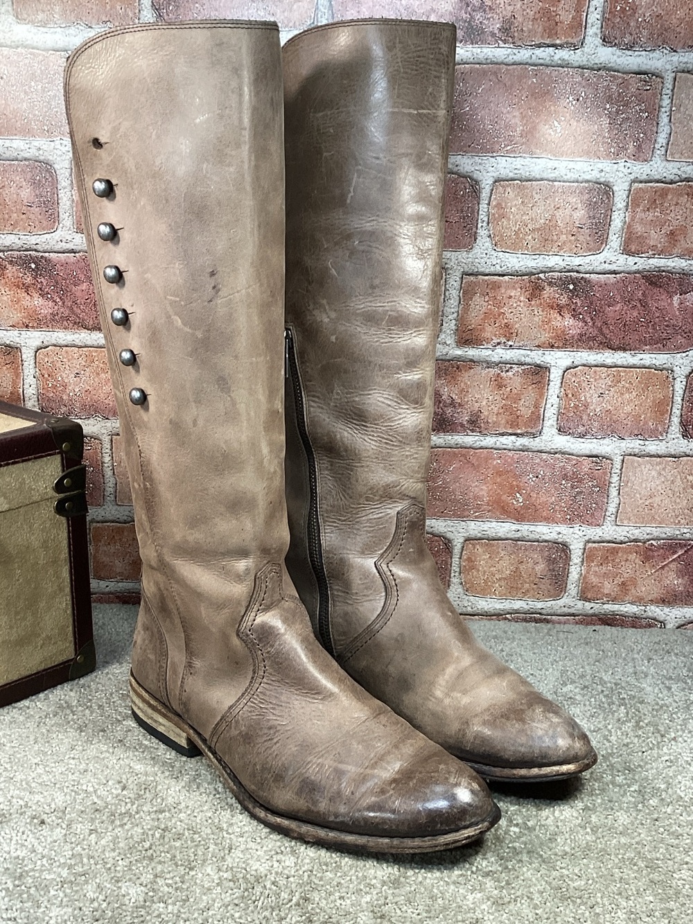 Spirit by Lucchese Annie Womens tall knee high riding boots size 8.5